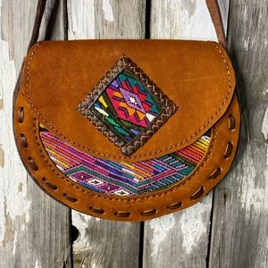 Huipil festival bag Guatemalan textile artisan